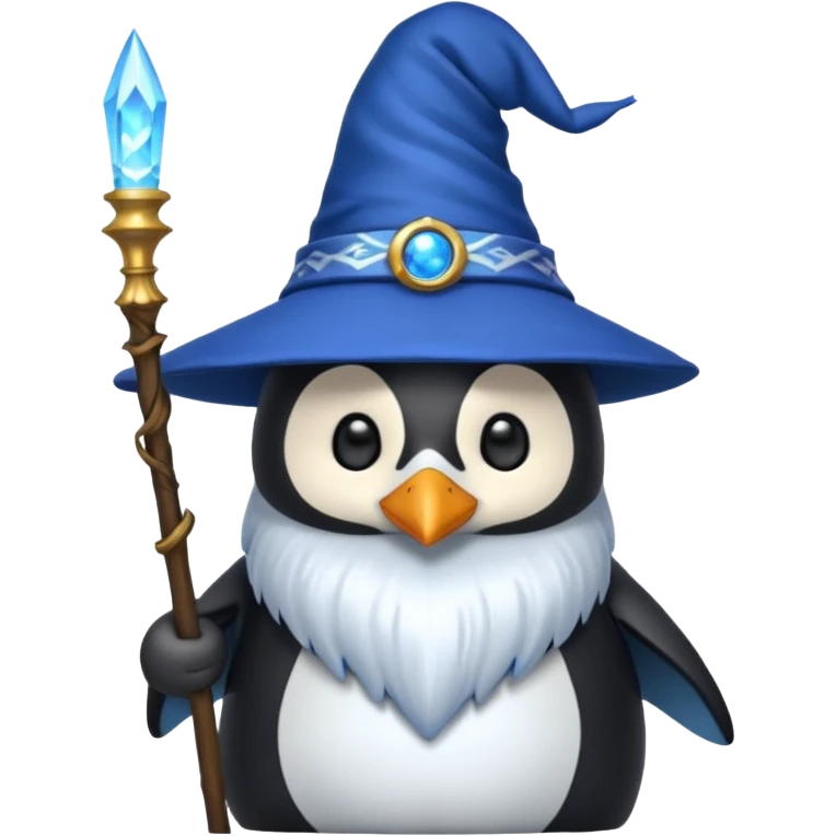 Penguin Wizard emoji