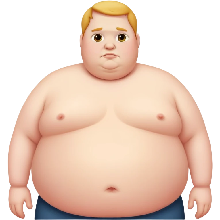 obese person emoji