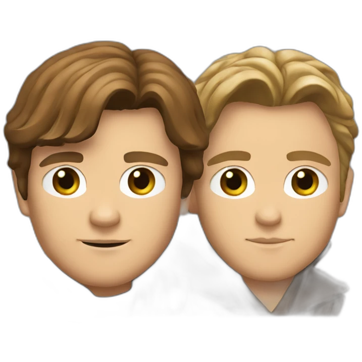 Anakin Skywalker with Obi Wan Kenobi emoji