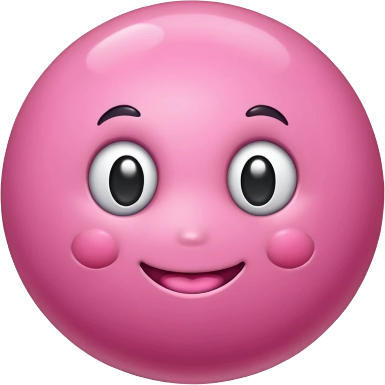 pink meatball emoji