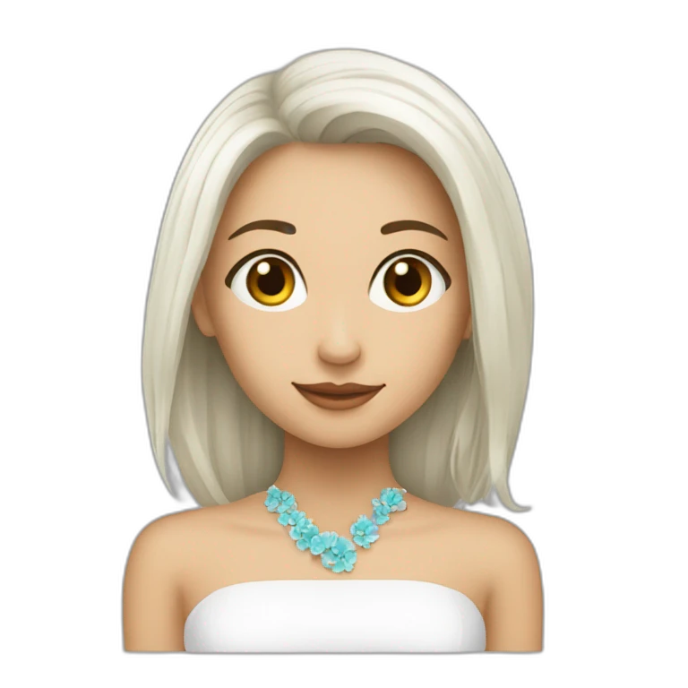 девушка с темнаями волосами emoji