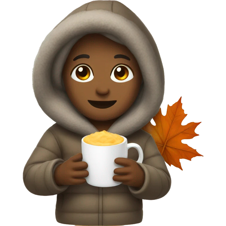 Cozy autumn emoji