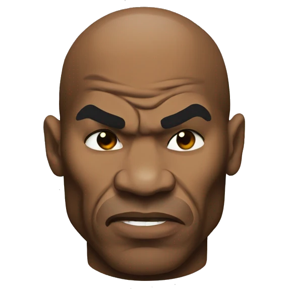 mike tyson mad face boxing emoji