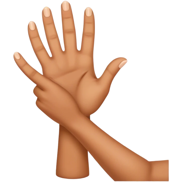 Hand holding  emoji