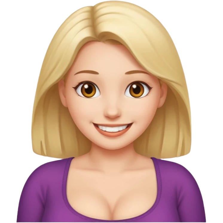 girl with big naked boobs emoji