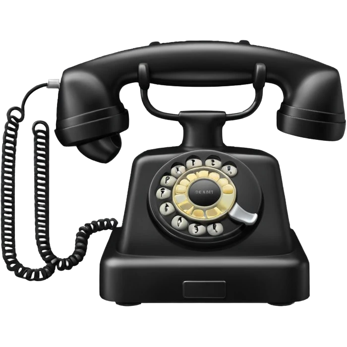 Phone hotline phone emoji