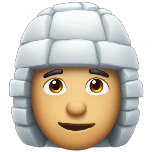 igloo hard face emoji
