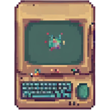 computer retro-tech aesthetic emoji