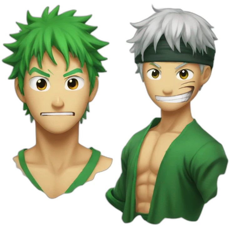 Gogou vs Zoro emoji