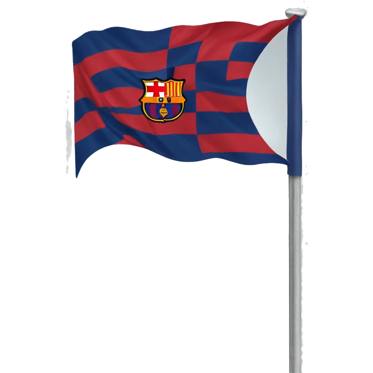 Fc barcelona flag  emoji