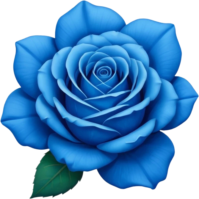 Blue rose emoji