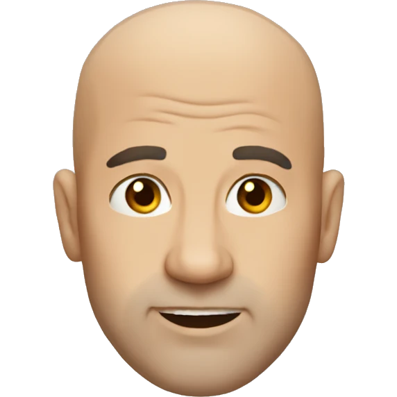 bald man emoji
