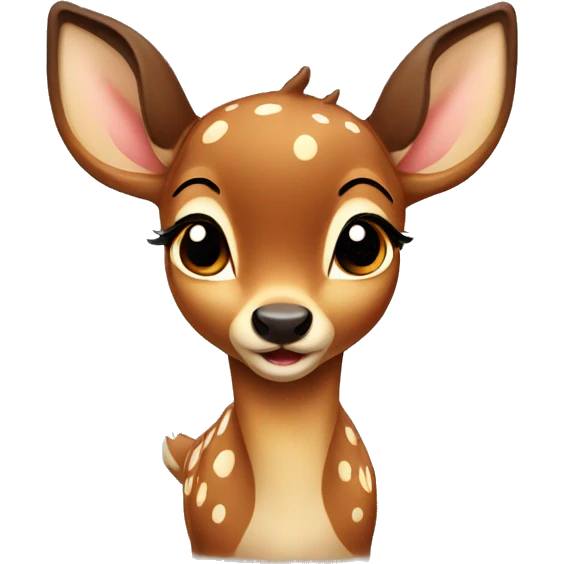 Bambi deer cute emoji