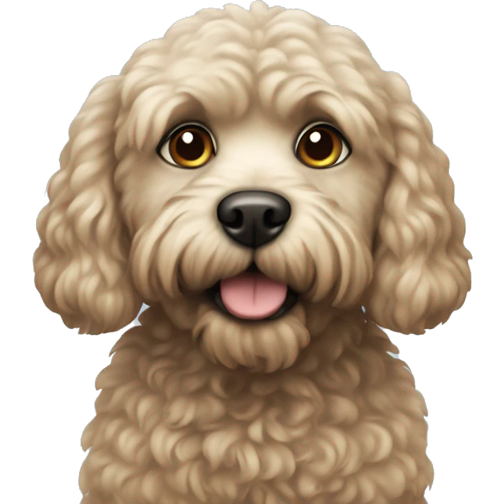 dog pudel emoji