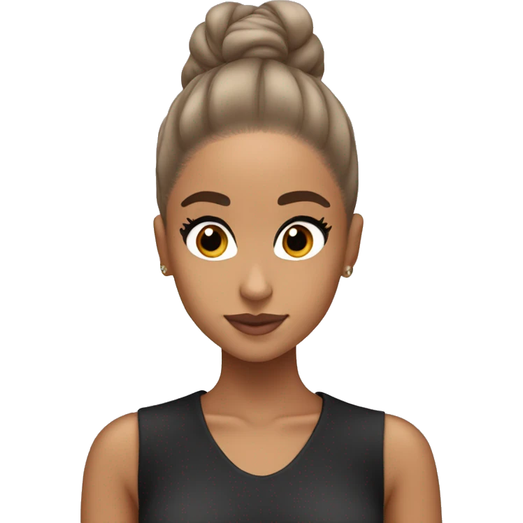 ariana grande with. heart emoji