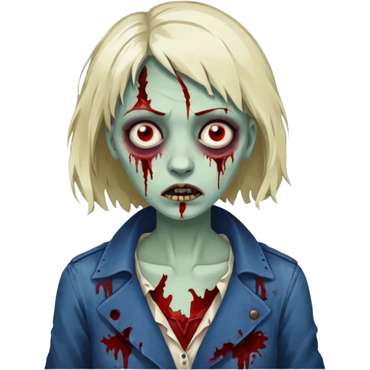 parisian zombie french woman  emoji