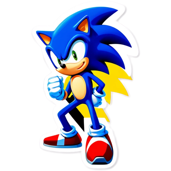 Sonic the hedgehog emoji
