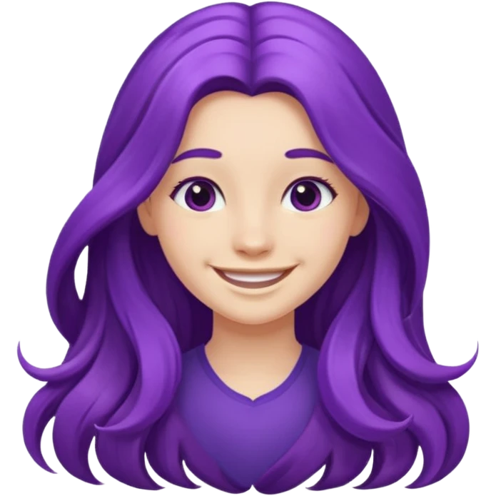 Purple Girl emoji