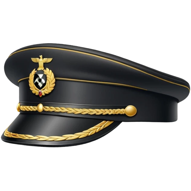 German visor cap emoji