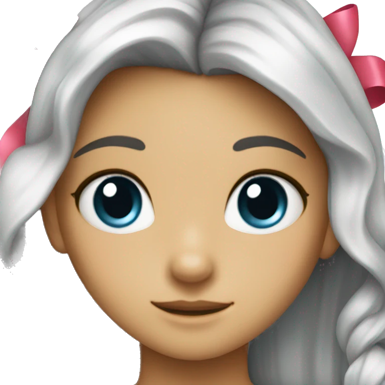 Bow with A cute girl emoji