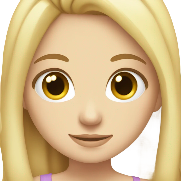 Brunette white girl hugging blonde white girl emoji
