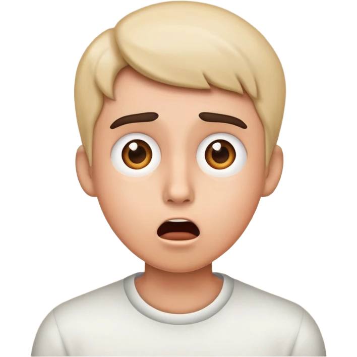 surprised and confused  emoji