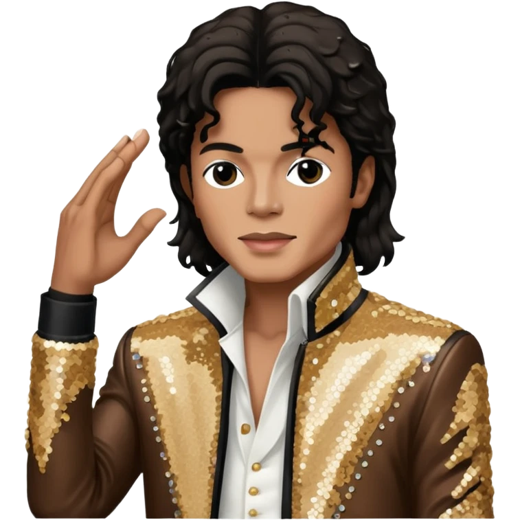 Micheal jackson doing the lean emoji