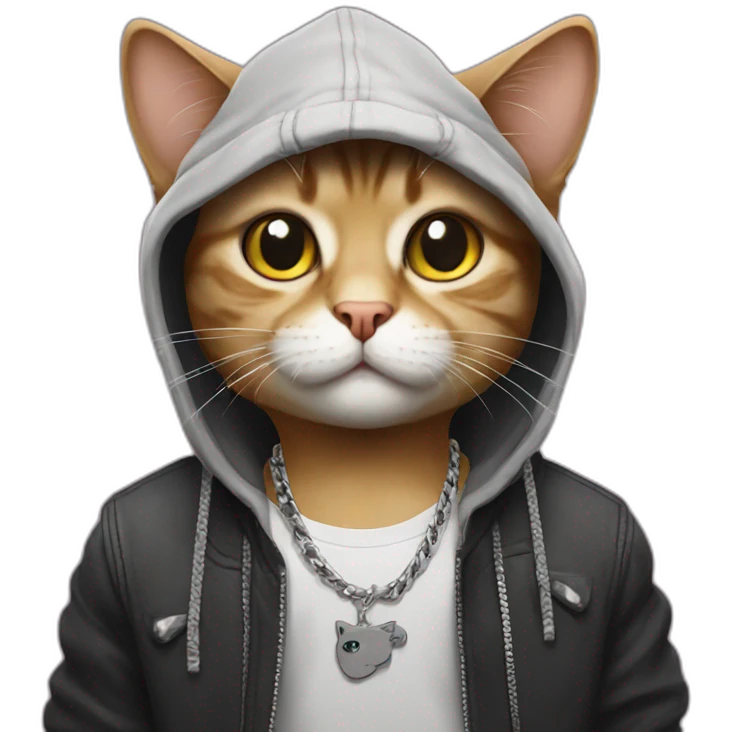 gangsta cat cute  emoji