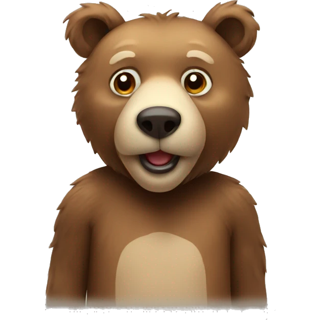 Lovely bear emoji