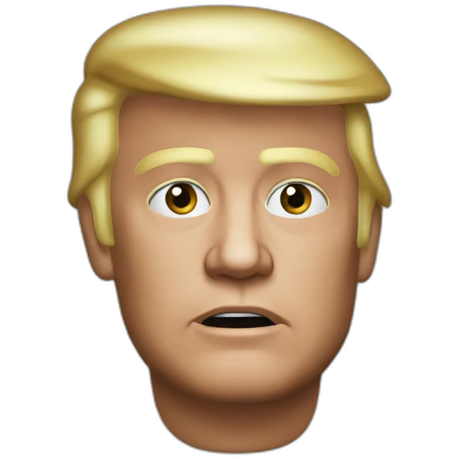 Trump mugshot emoji