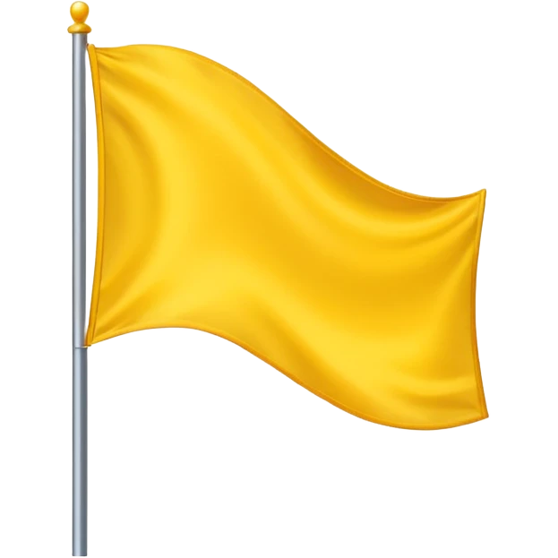 Yellow flag emoji