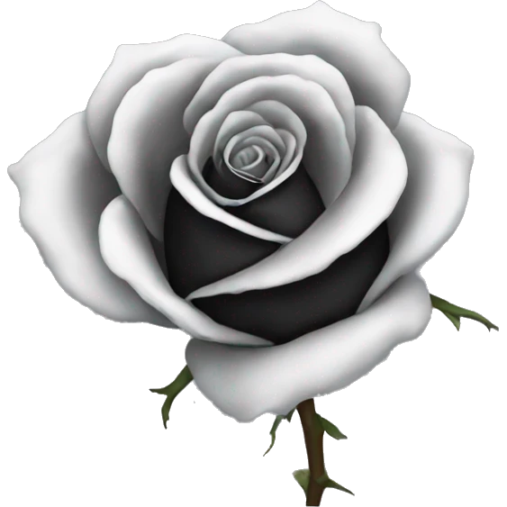 Black rose emoji