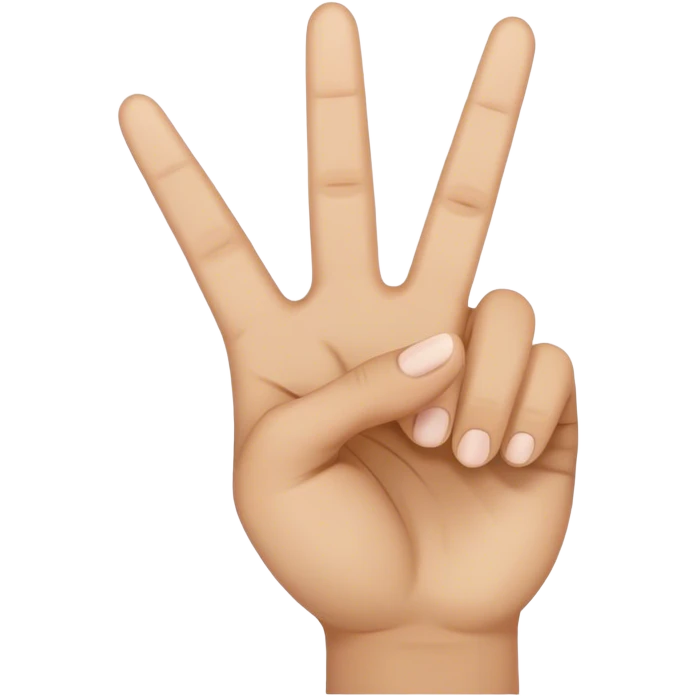 peace hand sign emoji