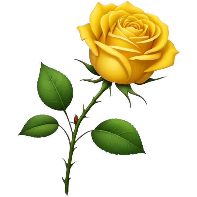 Yellow rose  emoji