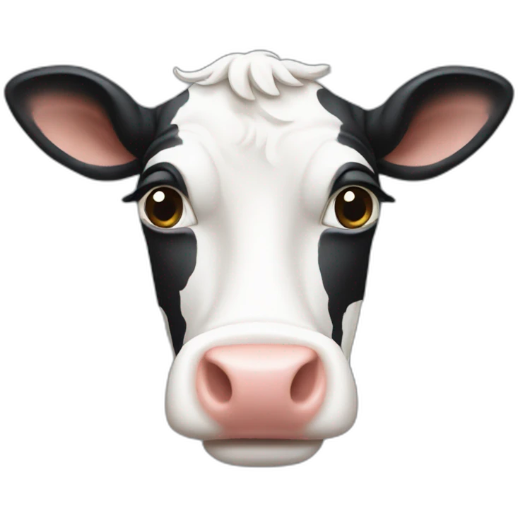 Vache holstein emoji
