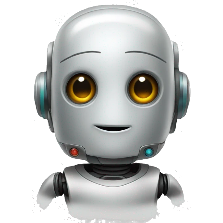 a cute robot emoji