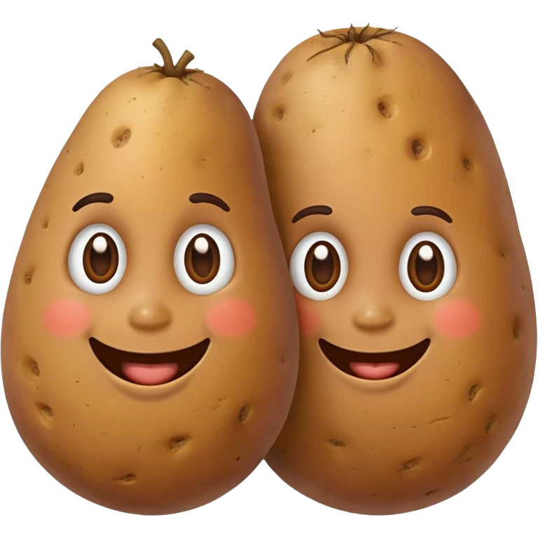 two potato friends emoji