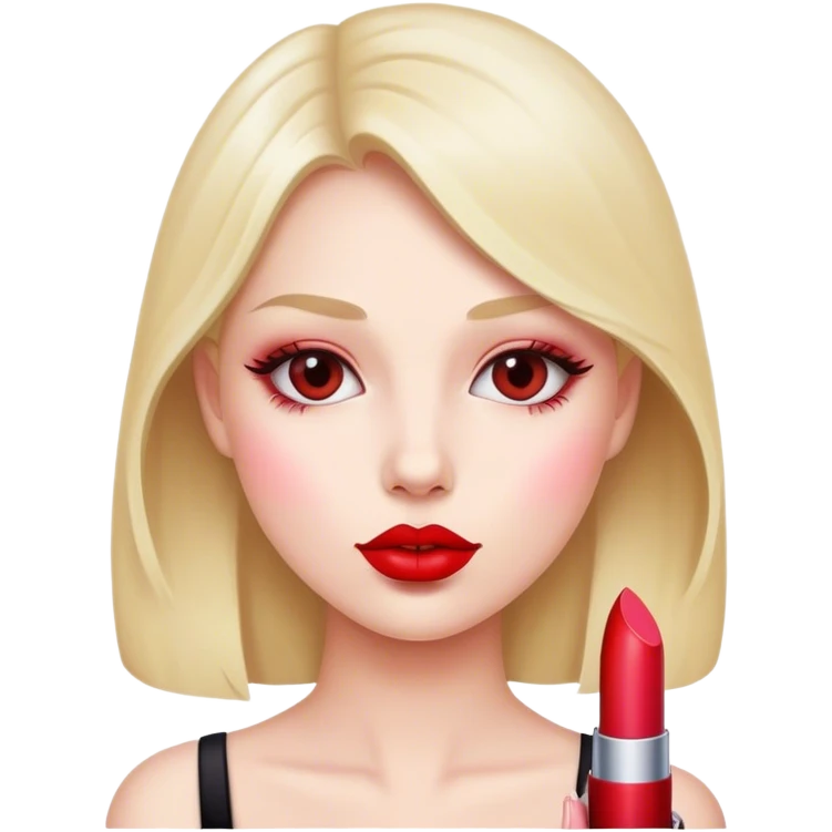 girl with lipstick  emoji