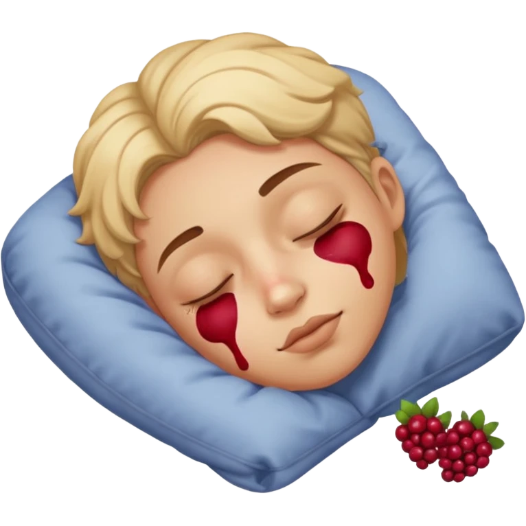 Berry sleeping emoji
