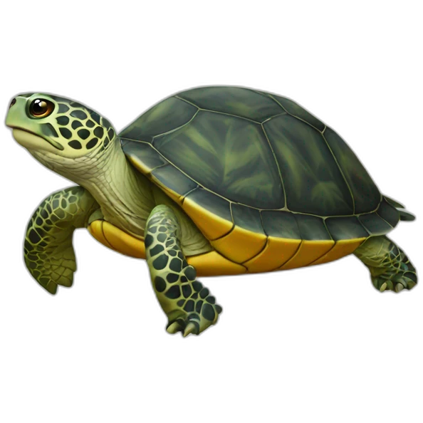 Chat sur tortue emoji