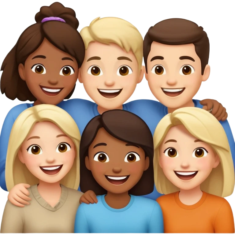happy moments with friends emoji