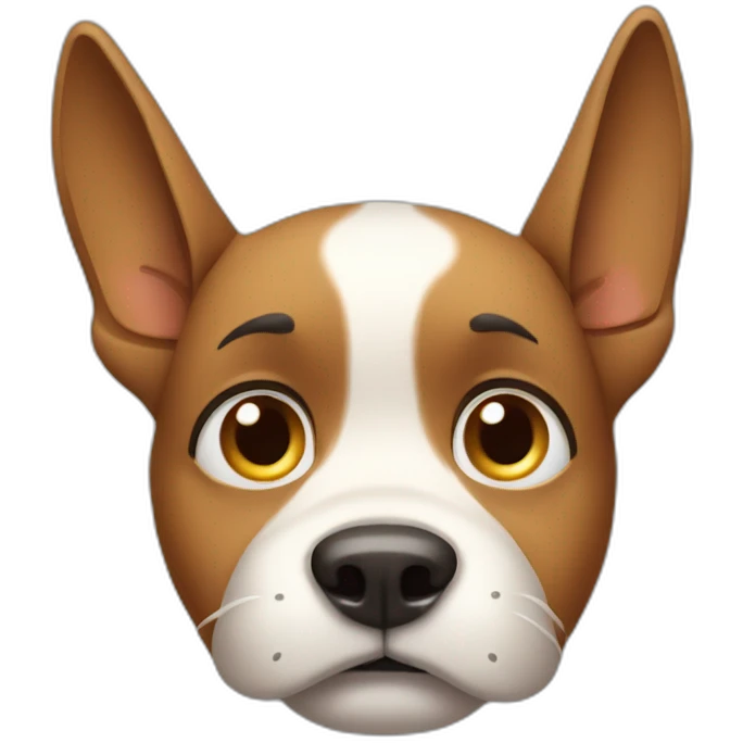 embarrassed dog emoji
