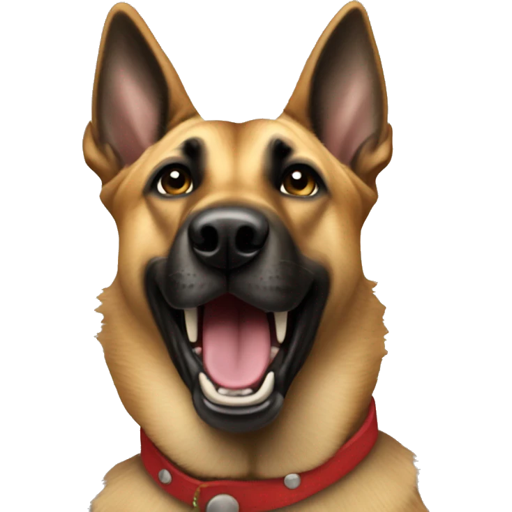 Malinois dog rockstar singer emoji