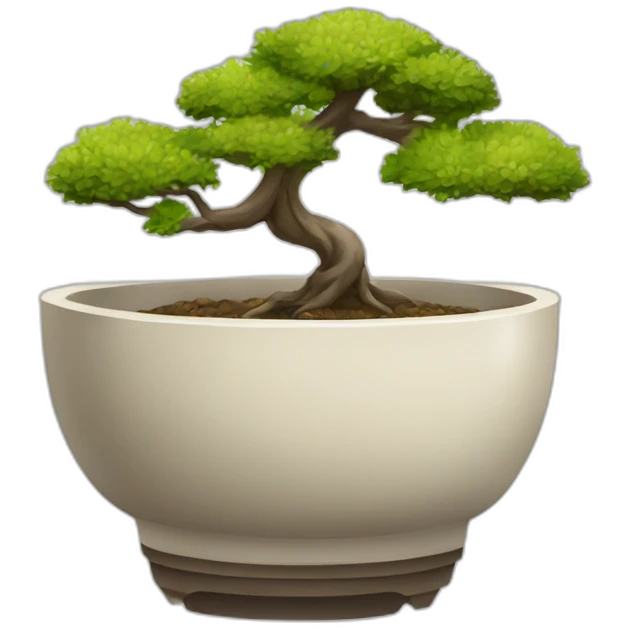 empty Bonsai pot emoji