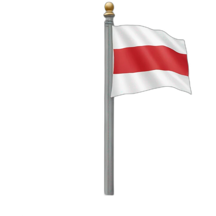 Indonesian flag pole emoji