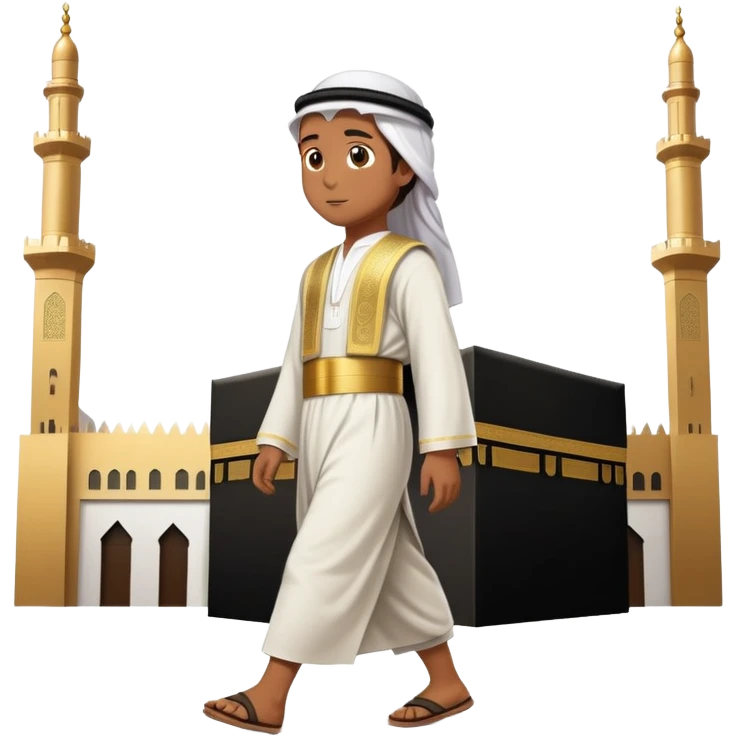 walking around kaaba emoji