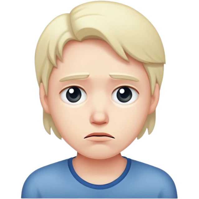 disappointed and sad emoji