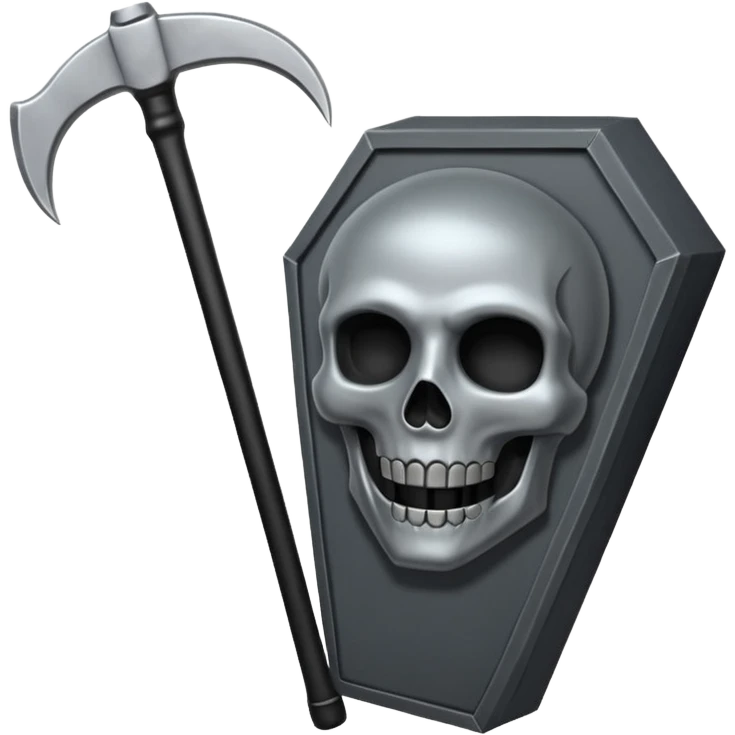 Give me the emoji reguler of the scythe i want it to have same textures as this 😁⚰️ emoji