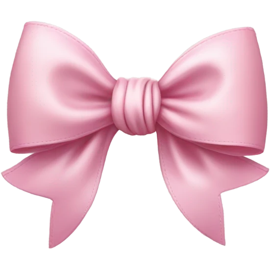 Cute pink bow emoji