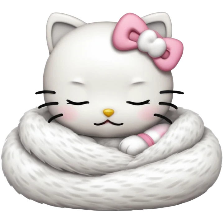 hello kitty sleep emoji